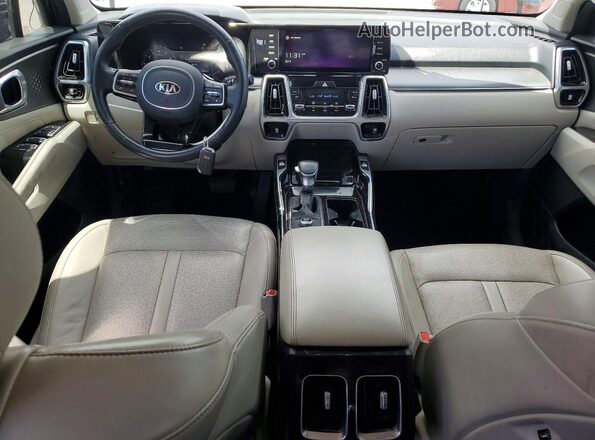 5XYRK4LF3MG032885 2021 KIA SORENTO Black Вид панелі приладів