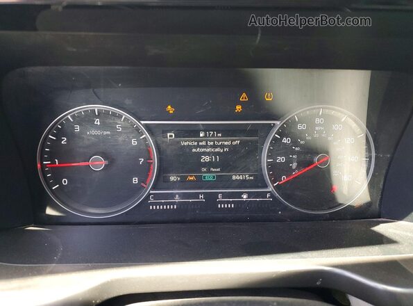 5XYRK4LF3MG032885 2021 KIA SORENTO Black Вид щитка приладів