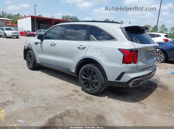 5XYRK4LF3PG166963 2023 KIA SORENTO Gray Trasero izquierdo