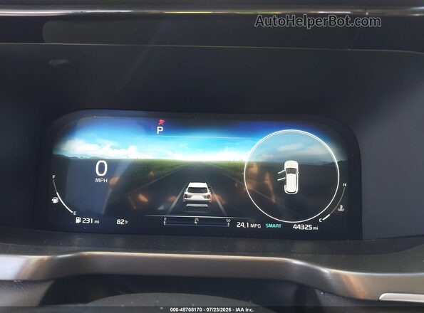 5XYRK4LF3PG231665 2023 KIA SORENTO Серый Вид задних сидений