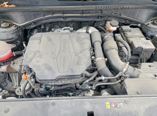 5XYRK4LF3PG246568 2023 KIA SORENTO Black Vista del compartimento del motor