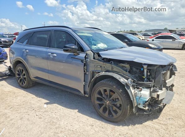 5XYRK4LF4NG091610 2022 KIA SORENTO Gray Przód prawy
