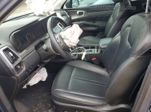 5XYRK4LF4NG091610 2022 KIA SORENTO Gray Widok wnętrza z przodu