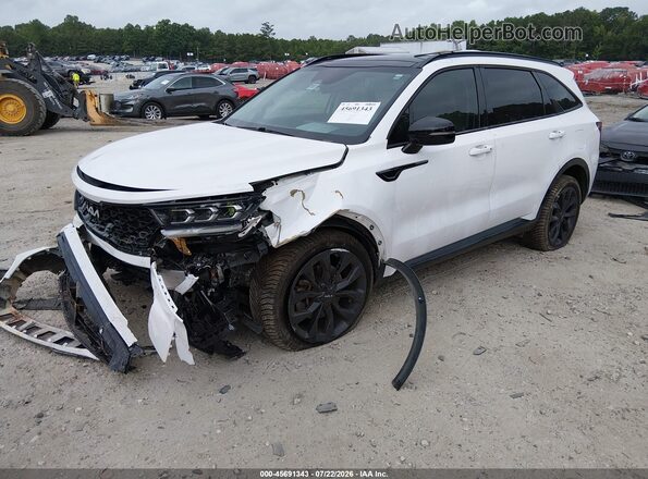 5XYRK4LF4PG205771 2023 KIA SORENTO White Передня ліва чверть