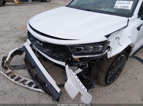 5XYRK4LF4PG205771 2023 KIA SORENTO White Вид спереду