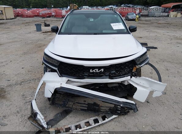 5XYRK4LF4PG205771 2023 KIA SORENTO White Вид щитка приладів