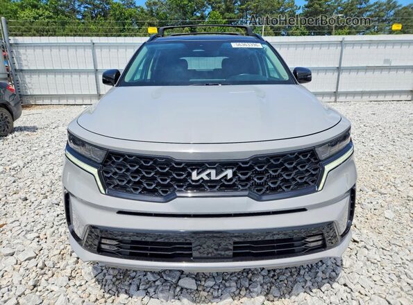 5XYRK4LF5PG232882 2023 KIA SORENTO Gray Դիմացի տեսք