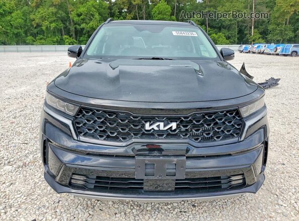5XYRK4LF5PG238732 2023 KIA SORENTO Черный Вид спереди
