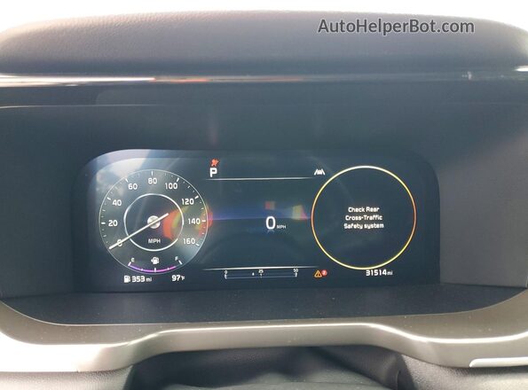 5XYRK4LF5PG238732 2023 KIA SORENTO Черный Вид щитка приборов