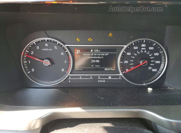 5XYRK4LF6MG033898 2021 KIA SORENTO White Instrument cluster view