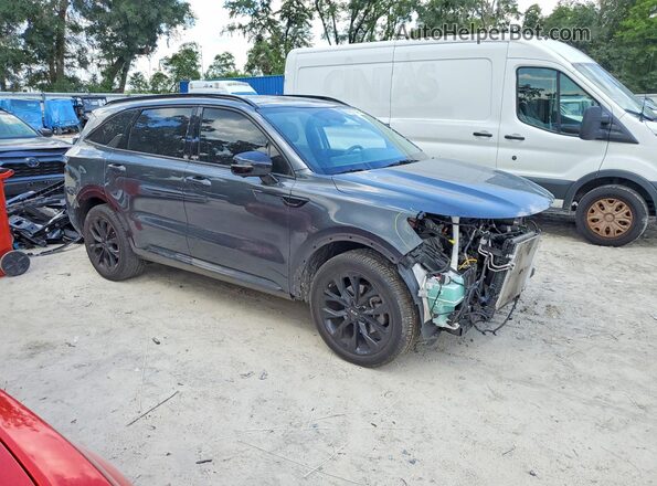 5XYRK4LF6MG058834 2021 KIA SORENTO Charcoal Przód prawy