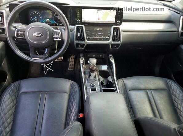 5XYRK4LF6MG058834 2021 KIA SORENTO Charcoal Widok deski rozdzielczej