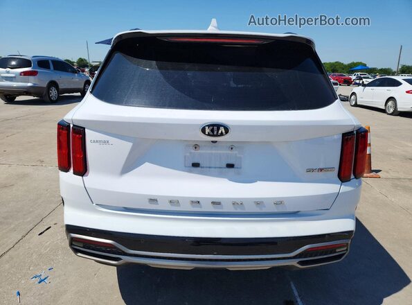 5XYRK4LF6MG063273 2021 KIA SORENTO White Widok z tyłu