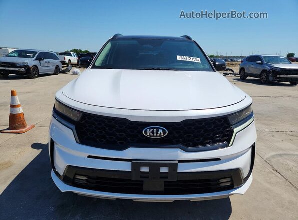 5XYRK4LF6MG063273 2021 KIA SORENTO White Widok z przodu