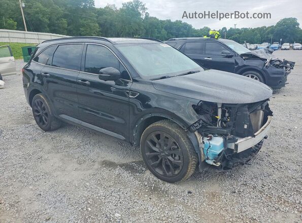 5XYRK4LF6MG064178 2021 KIA SORENTO Черный Передняя правая четверть