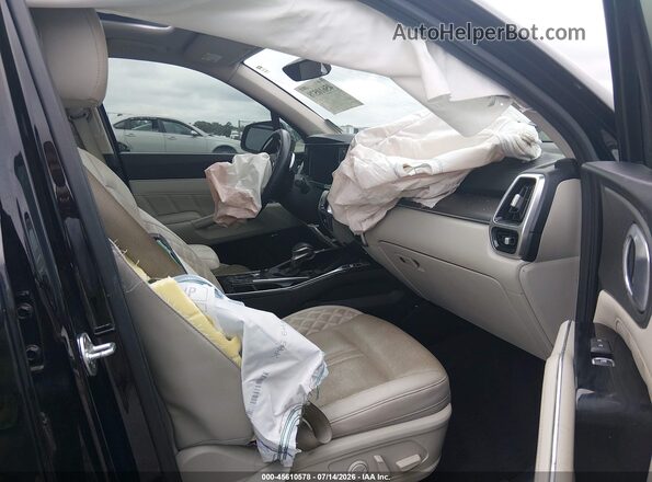 5XYRK4LF6NG092824 2022 KIA SORENTO Black Вид салону спереду