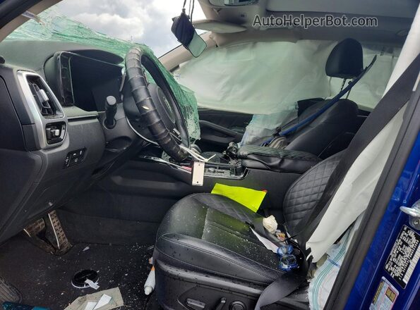 5XYRK4LF8MG025088 2021 KIA SORENTO Blue Вид салону спереду