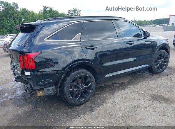 5XYRK4LF8MG048192 2021 KIA SORENTO Black უკანა მარჯვენა