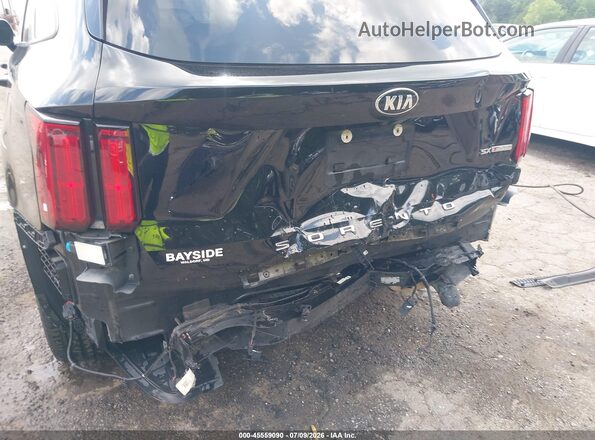 5XYRK4LF8MG048192 2021 KIA SORENTO Black წინა ხედი