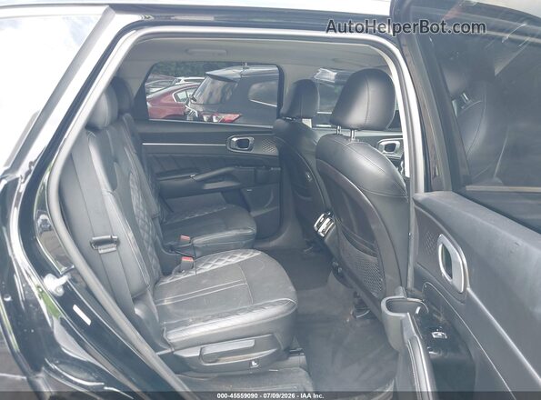 5XYRK4LF8MG048192 2021 KIA SORENTO Black VIN კოდის სტიკერის ხედი
