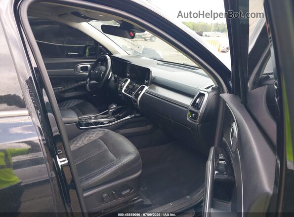 5XYRK4LF8MG048192 2021 KIA SORENTO Black წინა სალონის ხედი