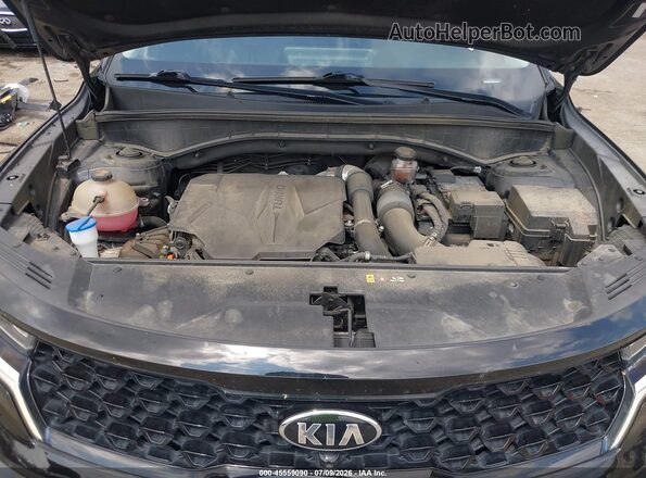 5XYRK4LF8MG048192 2021 KIA SORENTO Black უკანა ხედი