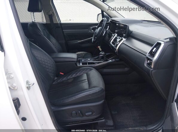 5XYRK4LF8NG098687 2022 KIA SORENTO White წინა სალონის ხედი