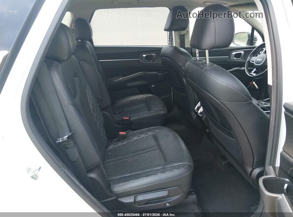 5XYRK4LF8NG098687 2022 KIA SORENTO White VIN კოდის სტიკერის ხედი