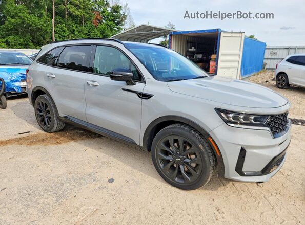 5XYRK4LF9PG213638 2023 KIA SORENTO Gray Front right
