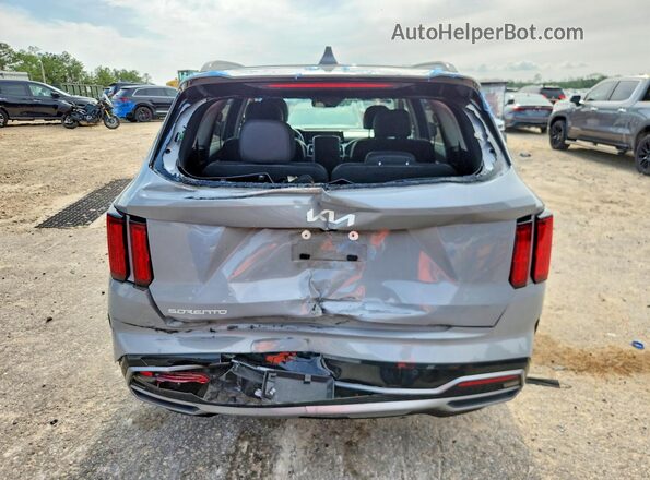 5XYRK4LF9PG213638 2023 KIA SORENTO Gray Rear view