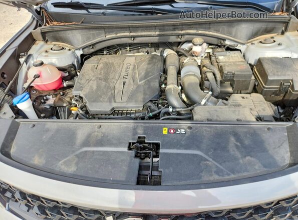 5XYRK4LF9PG213638 2023 KIA SORENTO Gray Engine compartment view