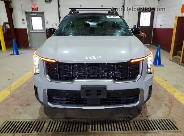 5XYRKDJF1RG300309 2024 KIA SORENTO Gray Front view