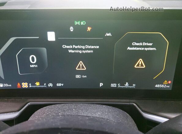 5XYRKDJF2RG262797 2024 KIA SORENTO Серый Вид щитка приборов