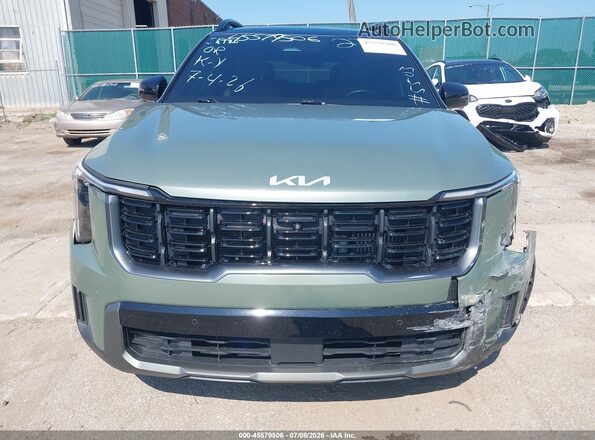 5XYRKDJF2RG273945 2024 KIA SORENTO Green Սարքավորումների վահանակի տեսք