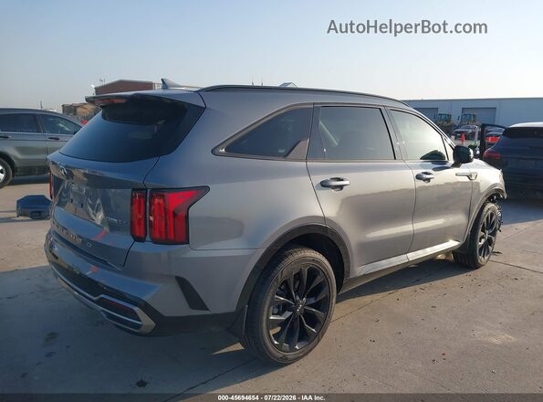 5XYRKDLF1MG045604 2021 KIA SORENTO Gray უკანა მარჯვენა