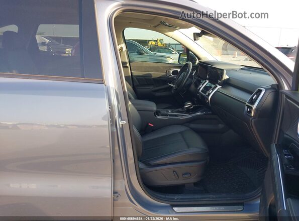 5XYRKDLF1MG045604 2021 KIA SORENTO Gray წინა სალონის ხედი