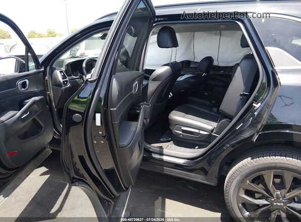 5XYRKDLF1NG074313 2022 KIA SORENTO Black Vista de la etiqueta del VIN