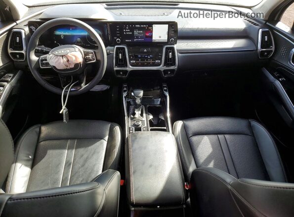5XYRKDLF1PG200303 2023 KIA SORENTO Gray Առջևի վահանակի տեսք