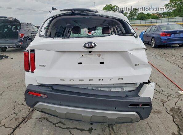 5XYRKDLF2MG040119 2021 KIA SORENTO White Widok z tyłu