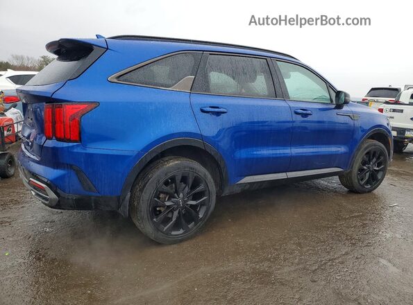 5XYRKDLF2NG160391 2022 KIA SORENTO Blue უკანა მარჯვენა