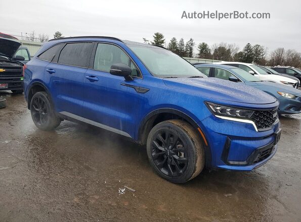 5XYRKDLF2NG160391 2022 KIA SORENTO Blue წინა მარჯვენა