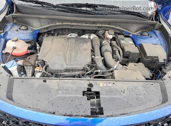 5XYRKDLF2NG160391 2022 KIA SORENTO Blue ძრავის განყოფილების ხედი