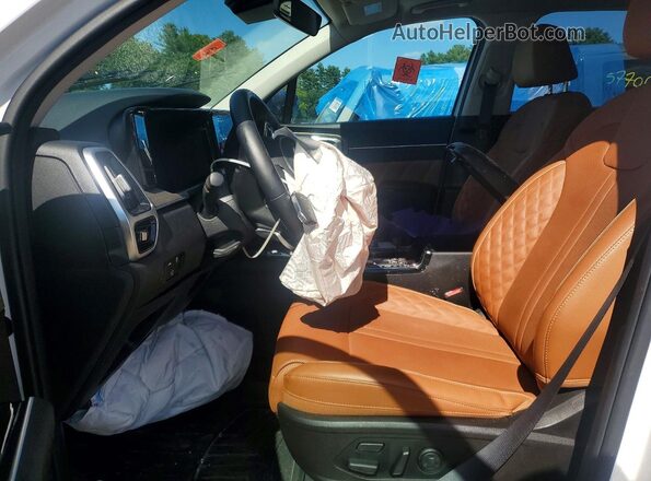 5XYRKDLF3NG077195 2022 KIA SORENTO White Vista interior delantera