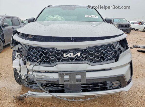5XYRKDLF3PG186050 2023 KIA SORENTO Gray Widok z przodu