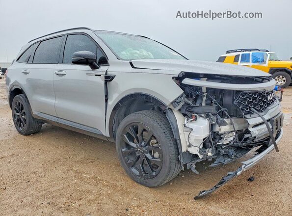 5XYRKDLF3PG186050 2023 KIA SORENTO Gray Przód prawy