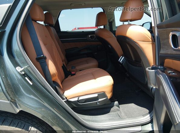 5XYRKDLF4PG196702 2023 KIA SORENTO Green Vista de la etiqueta del VIN
