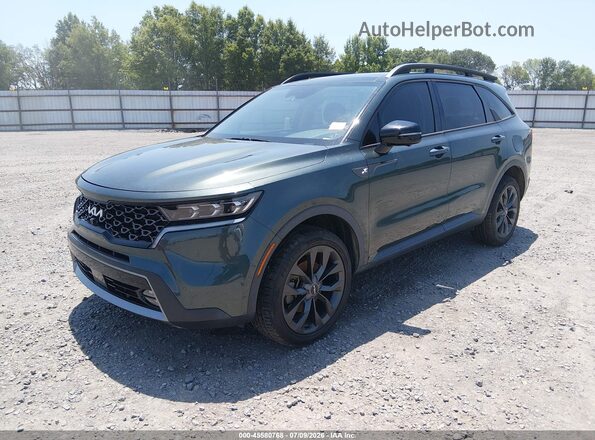 5XYRKDLF4PG196702 2023 KIA SORENTO Green Vista tres cuartos delantera izquierda