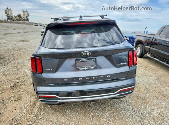 5XYRKDLF5MG040728 2021 KIA SORENTO Gray უკანა ხედი
