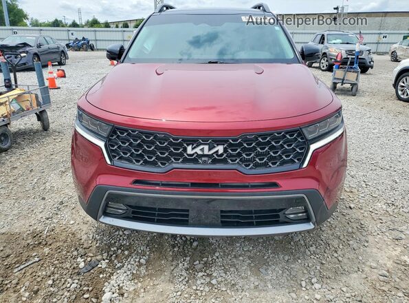 5XYRKDLF5PG214964 2023 KIA SORENTO Red Դիմացի տեսք