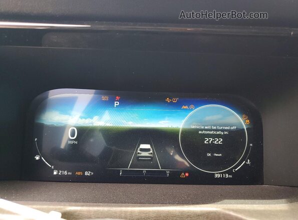 5XYRKDLF5PG214964 2023 KIA SORENTO Red Սարքավորումների վահանակի տեսք